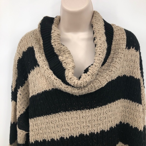 14th & union women's large striped knit Sweater L - Picture 2 of 9